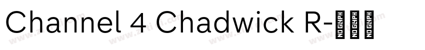Channel 4 Chadwick R字体转换